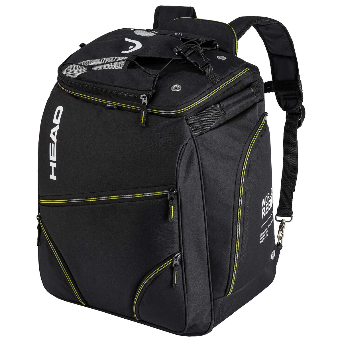 HEAD Heatable Ski Boot Bag, 120V, Black in Black - front view