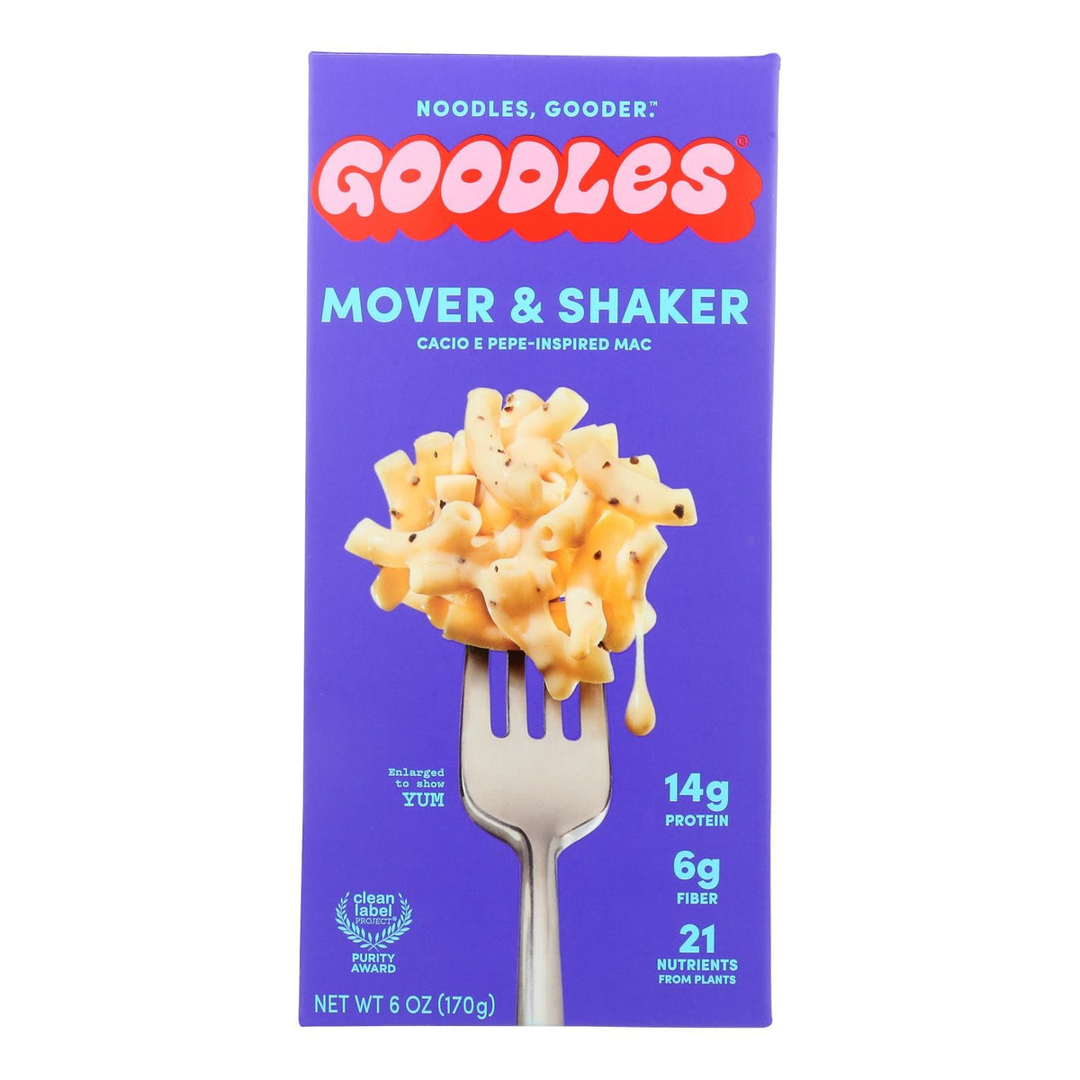 Goodles Mac & Cheese Mover Shaker - 12-Pack of 6 Oz