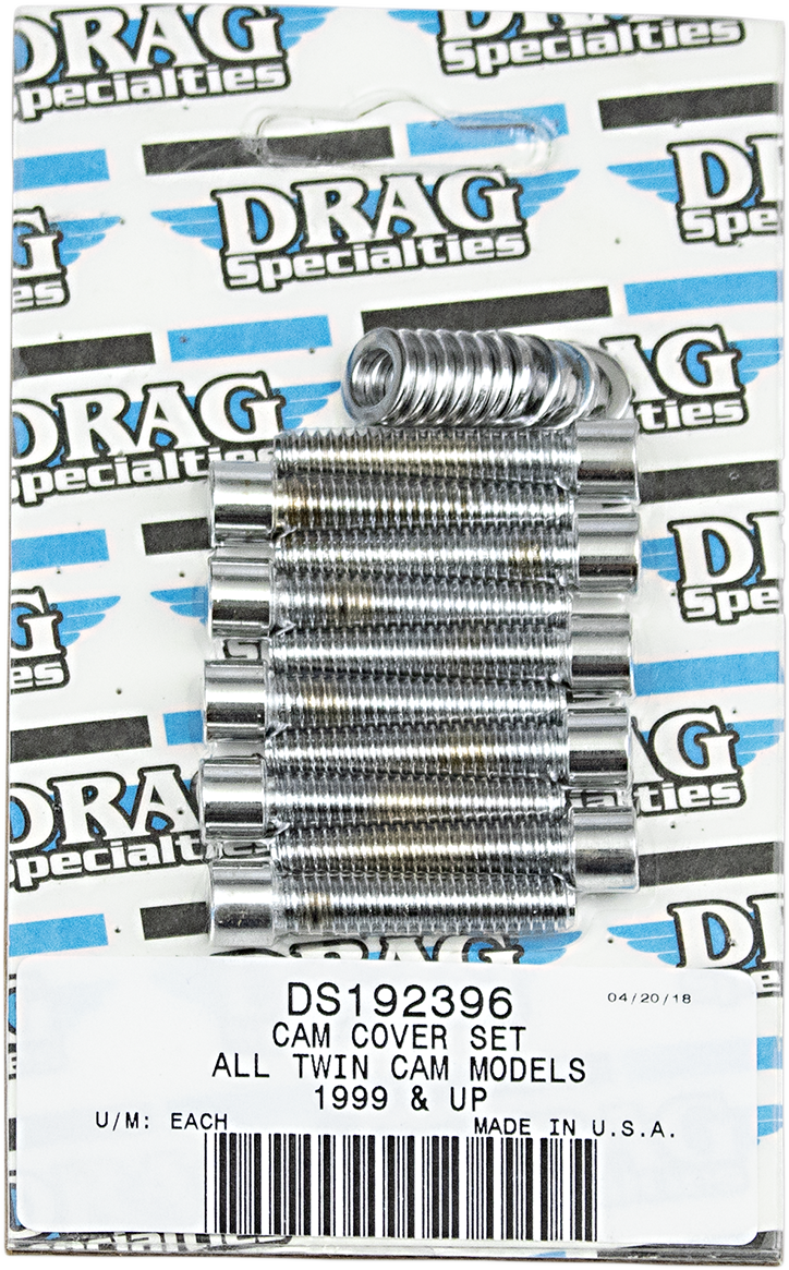Drag Specialties MK373S Chrome Cam Cover Bolt Kit for Harley-Davidson Twin Cam (1999-2017)