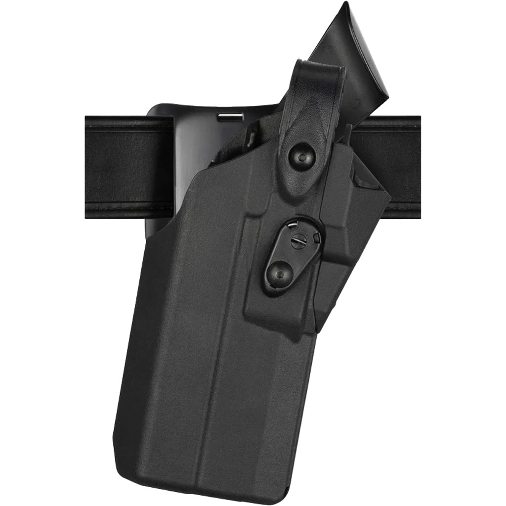 Safariland 7360RDS OWB Holster in Glock 17/22 TLR7 SafSev Black RH - Front View