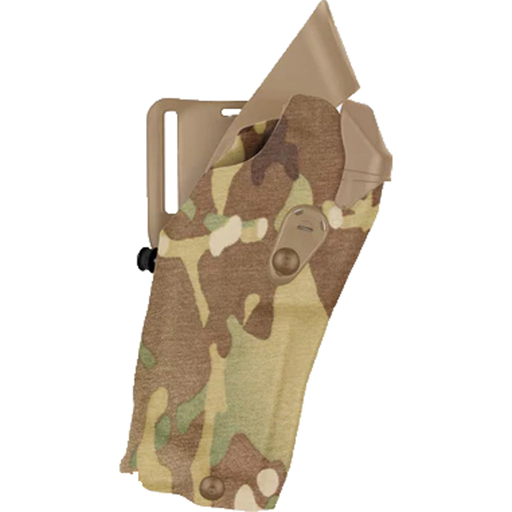 Safariland 6390RDS OWB Holster in Glock 34/35 X300U MultiCam RH - Front View