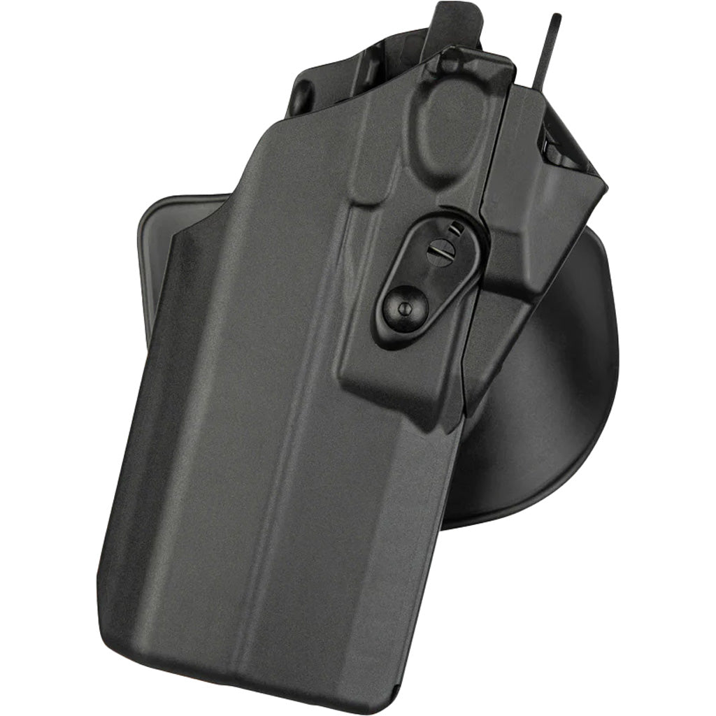 Safariland 7378RDS OWB Holster in Glock 17 GEN1-5 X300U Black RH - Front View