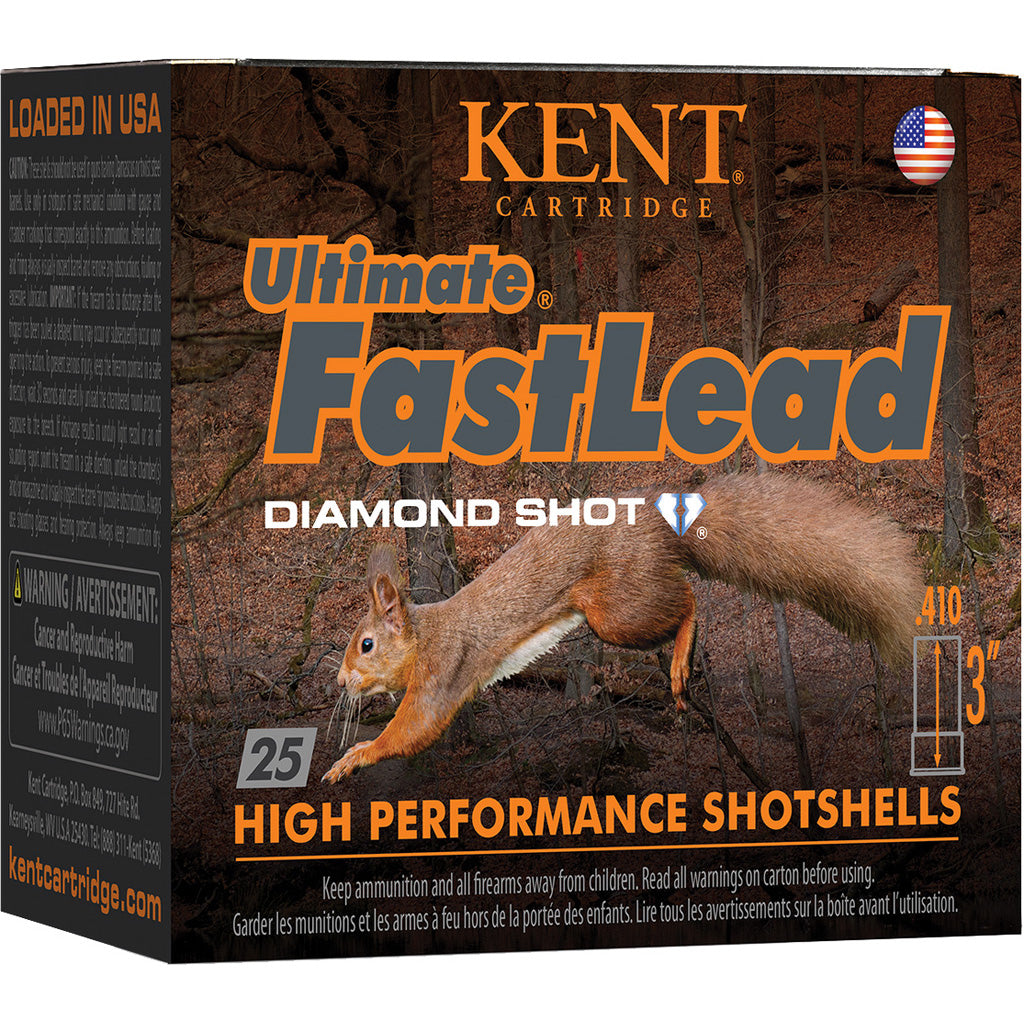 Kent Ultimate FastLead Upland Load in 410 ga. 3 in. 11/16 oz. 7.5 Shot 25 rd. - Front View