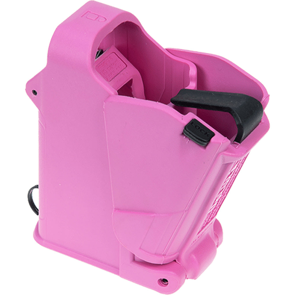 Maglula UpLola Pistol Mag Loader in Pink - Front View