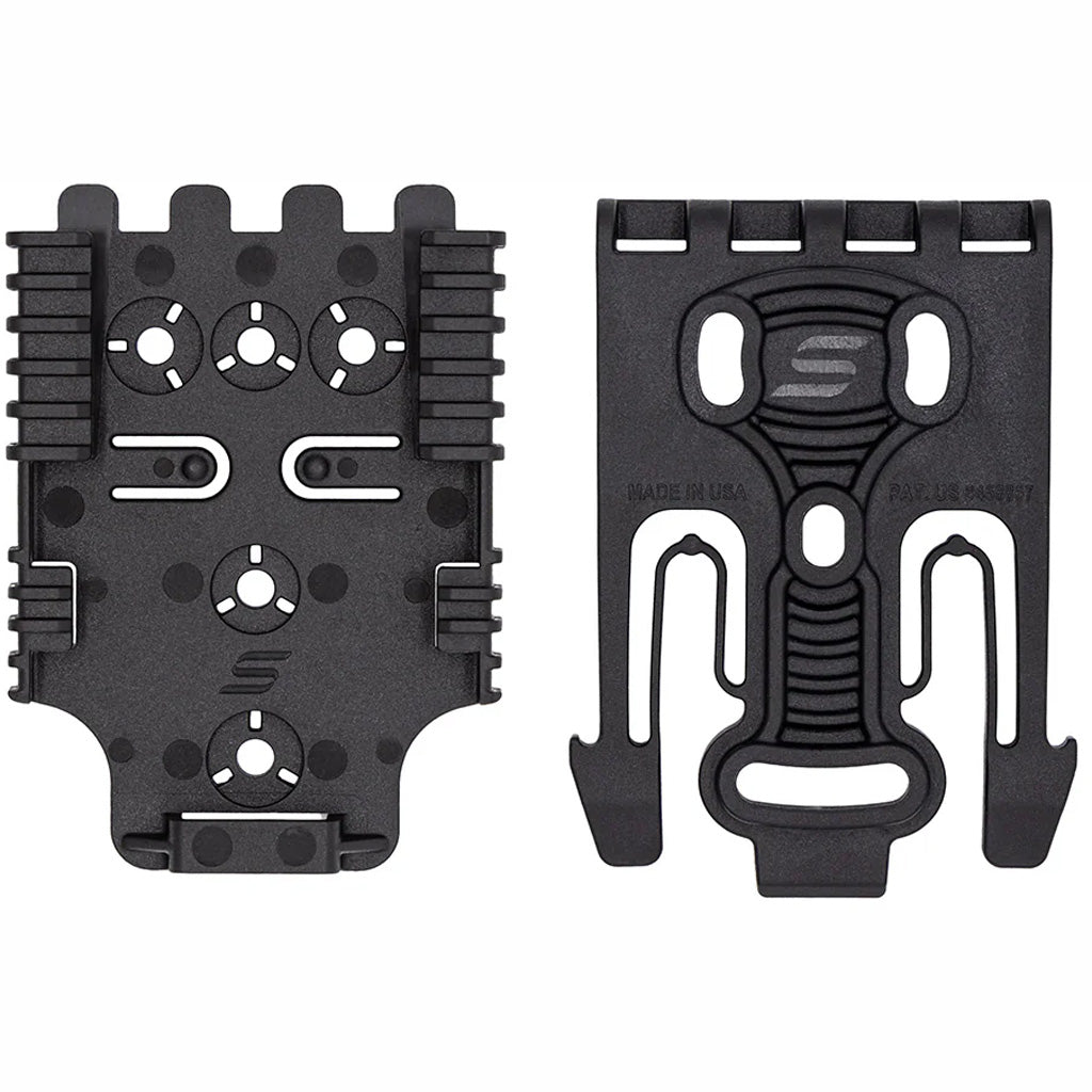Safariland Quick2 Locking System Kit in Black - Front View