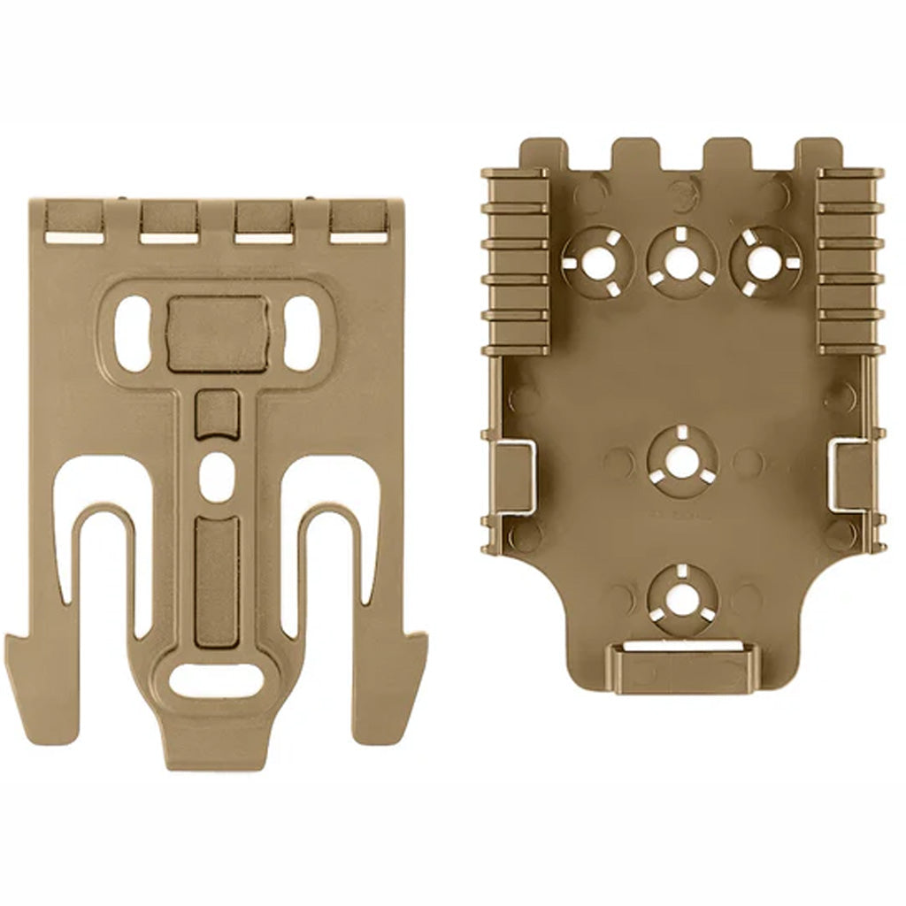 Safariland Quick2 Locking System Kit in FDE - Front View
