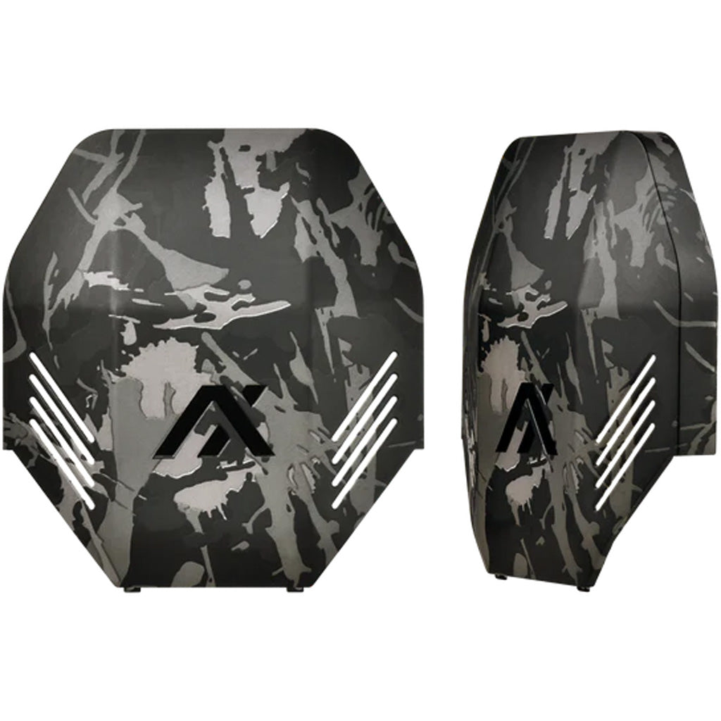 Axil MX Custom Plate in Black - Front View