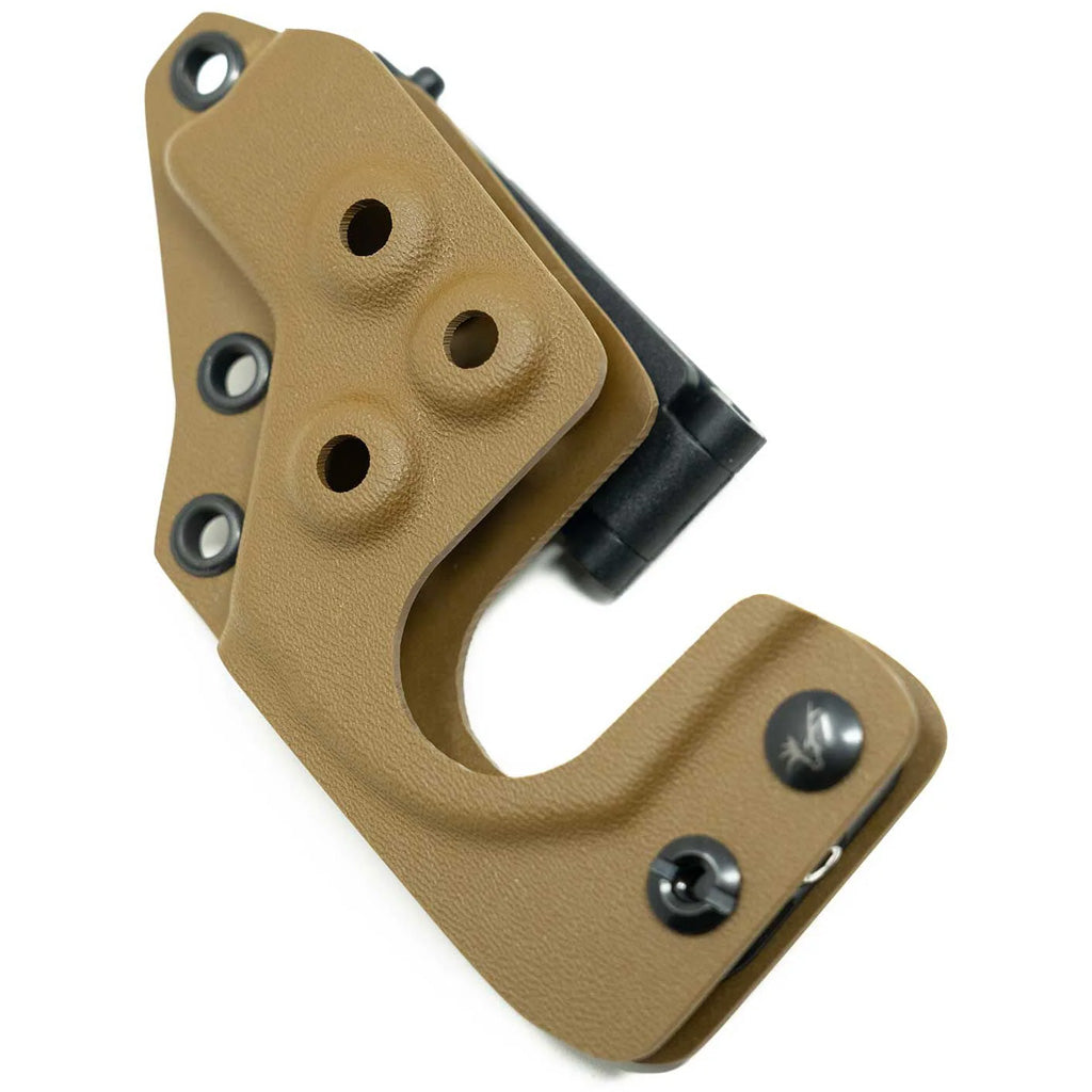 Ivory Holsters Robin Hood Release Holster in Coyote Brown - Front View
