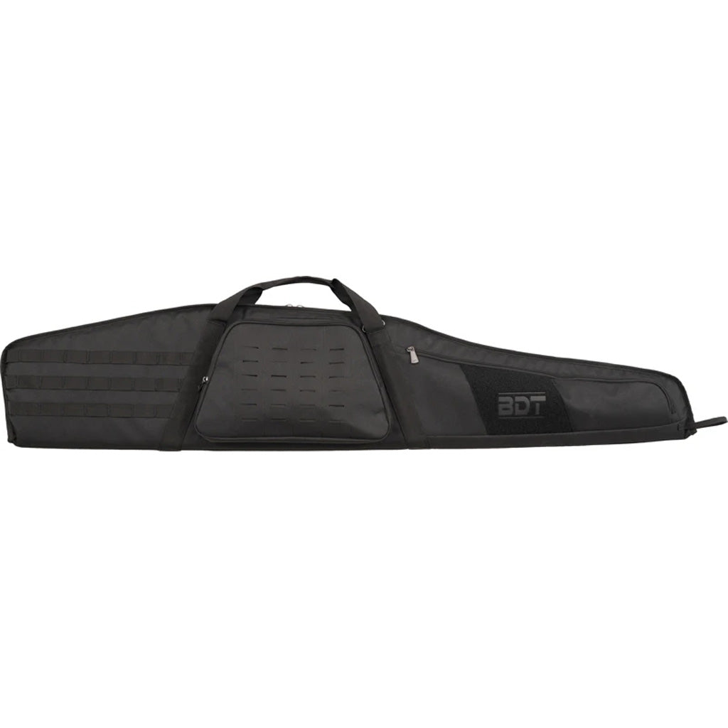 Bulldog Deluxe Suppressor Rifle Case in Black 52 in. - Front View