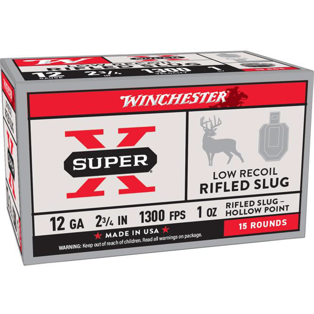 Winchester Super X Low Recoil Rifled Slugs - Front View
