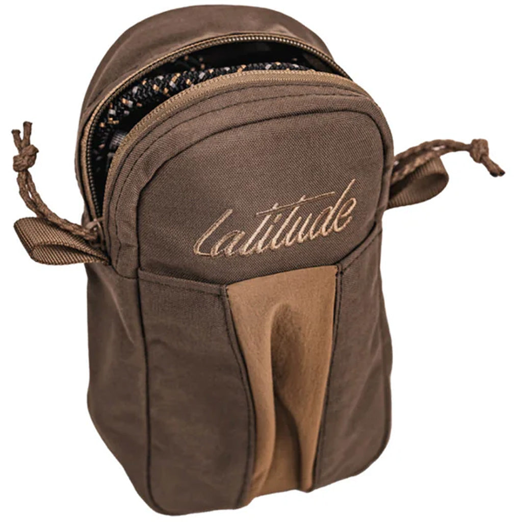 Latitude Outdoors Latitude Ranger Molle Pouch in Vertical Ranger Green - Front View