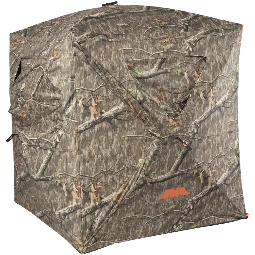 Millennium Antler Shak Ground Blind in Green/Camo - Front View