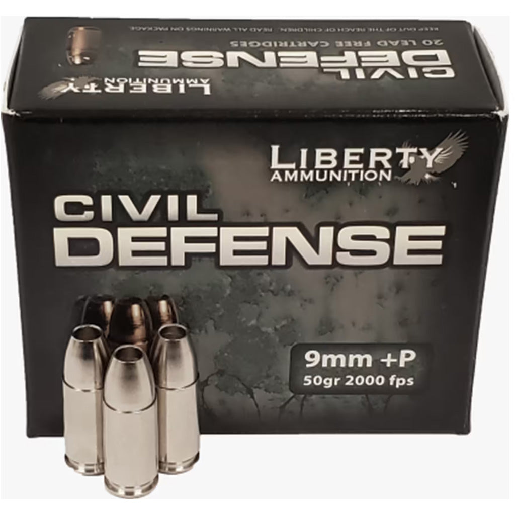 Liberty Civil Defense Pistol Ammo - Front View