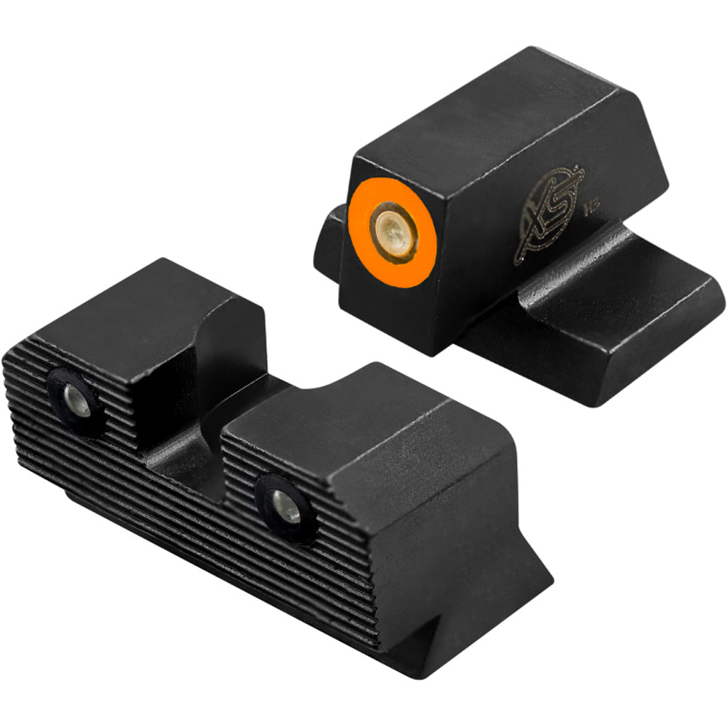 XS Sights R3D 2.0 Pistol Sight in Orange S&W Std. HT. S&W BodyGuard 2.0 - Front View