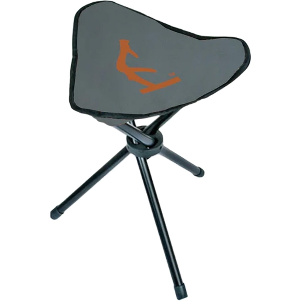 Half Rack Stool in Grey/Black - Front View