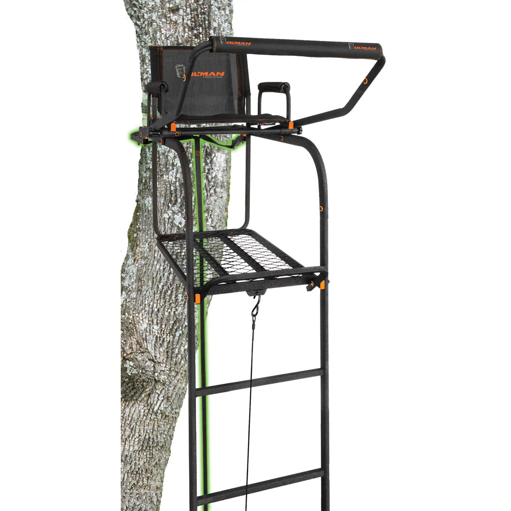 Olman Ol Man 22 Big Daddy Ladder Stand - Front View