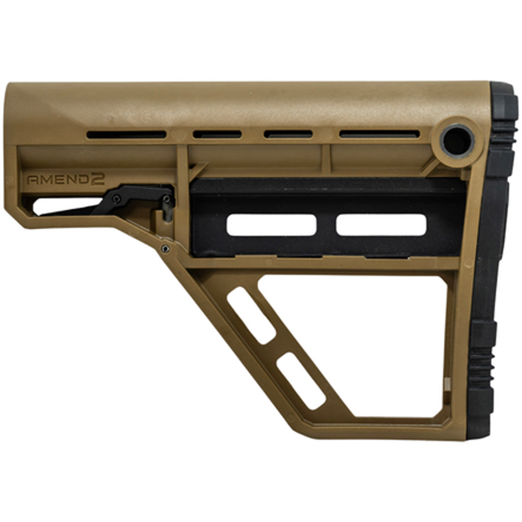 Amend2 AMS Modular Mil Spec Carbine Stock - Front View