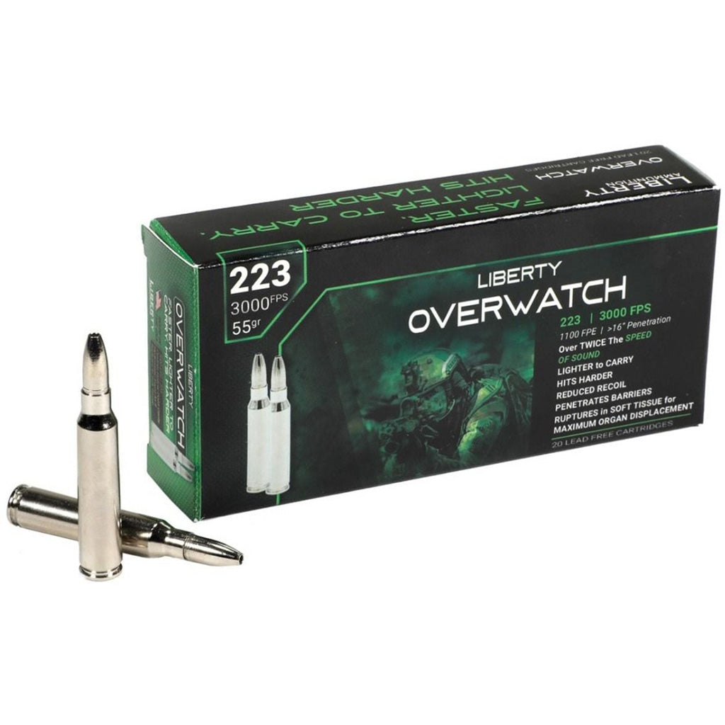 Liberty OverWatch Rifle Ammunition - Front View