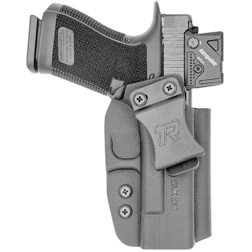 Rounded Gear Rounded IWB Holster in Glock 17/19/23 Carbon Fiber RH - Front View