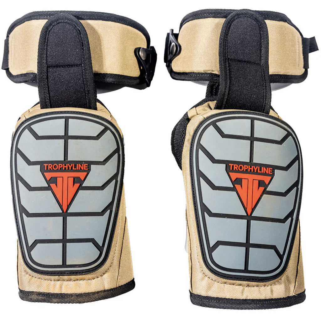 Trophyline Deluxe Knee Pads - Front View