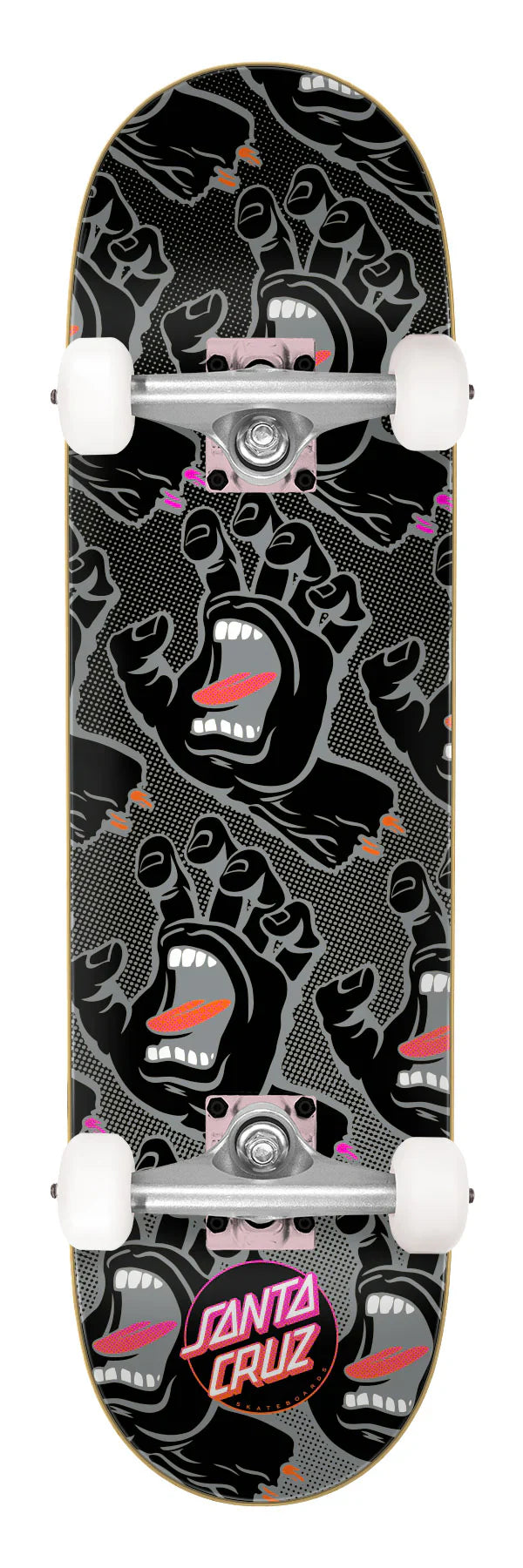 Santa Cruz XL Gradient Hands Skateboard Complete - 8.5″