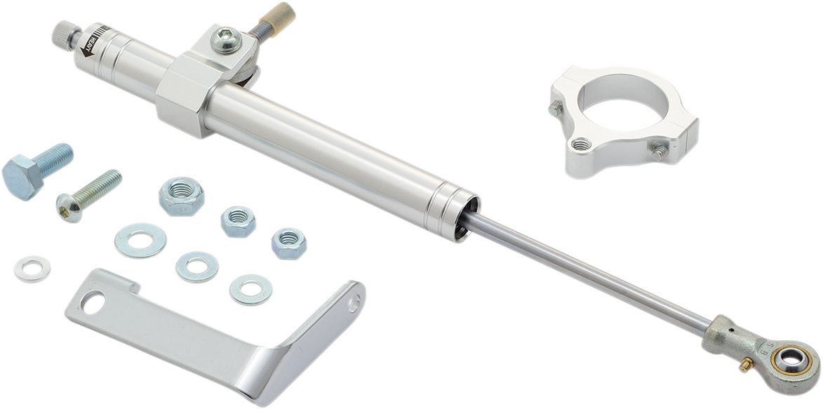 Drag Specialties Chrome Steering Damper for Harley-Davidson FXD 1991-2005 - Part #36028-BC1