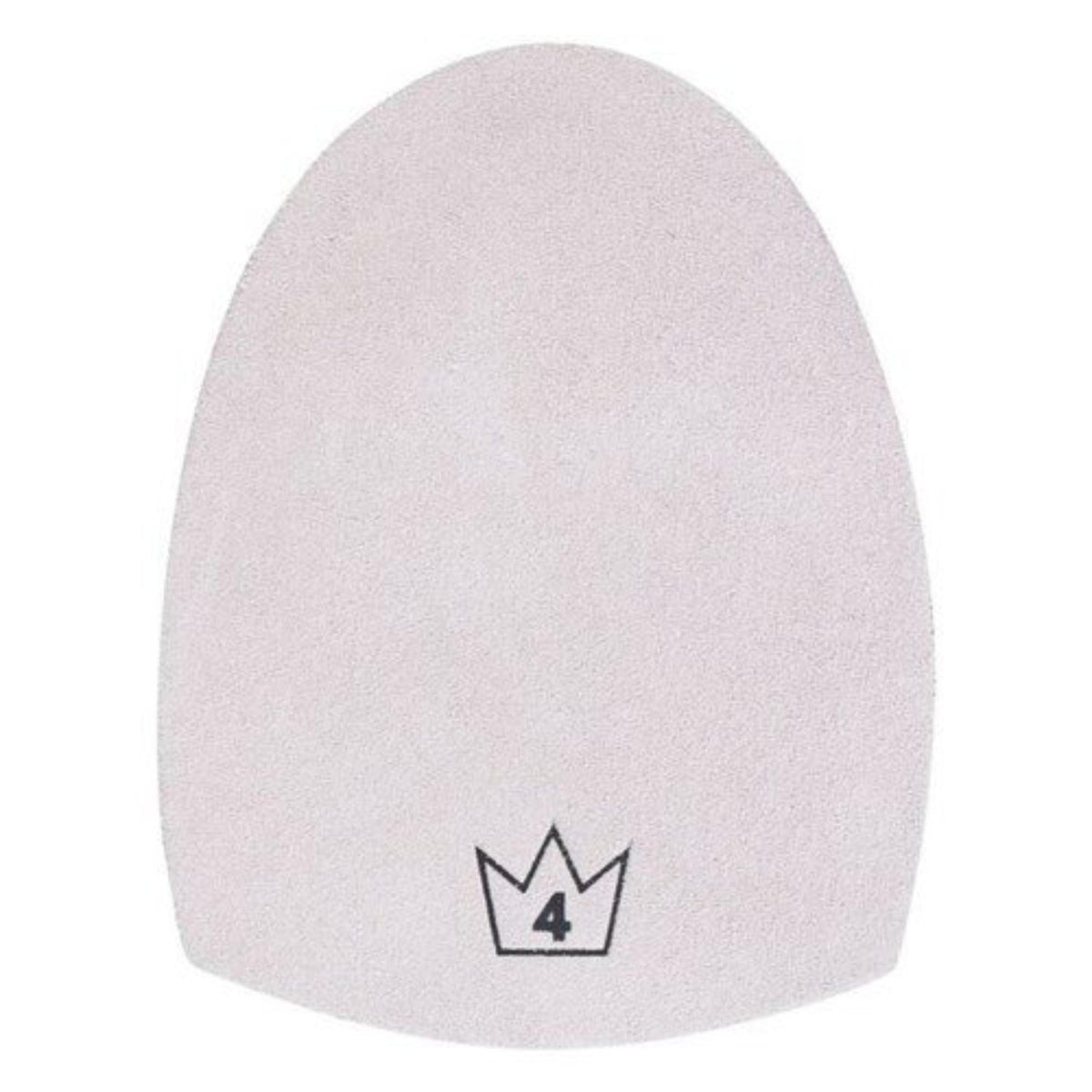 Bowling shoe slide sole with a smooth textured surface, designed to provide controlled sliding and improved footwork on the approach.