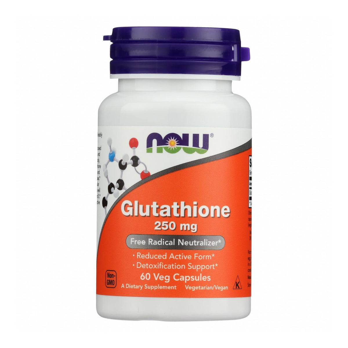 Now Foods L Glutathione - 250mg - 60 Vcap - 1 Each