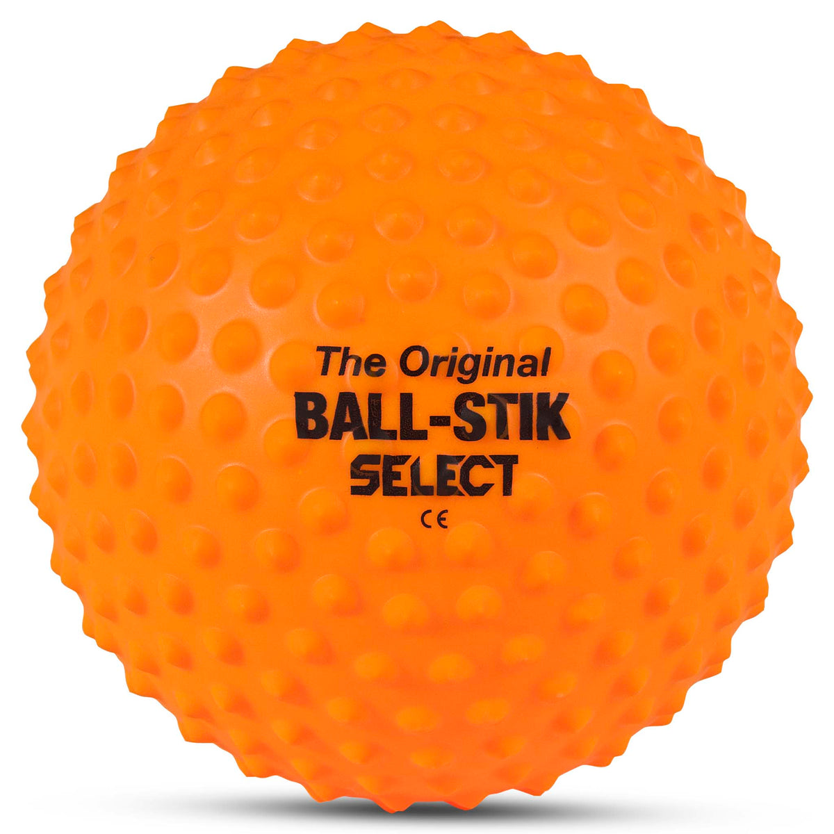 Select Ball-Stik, Large Massage Ball for Muscle Recovery in Orange - Front View
