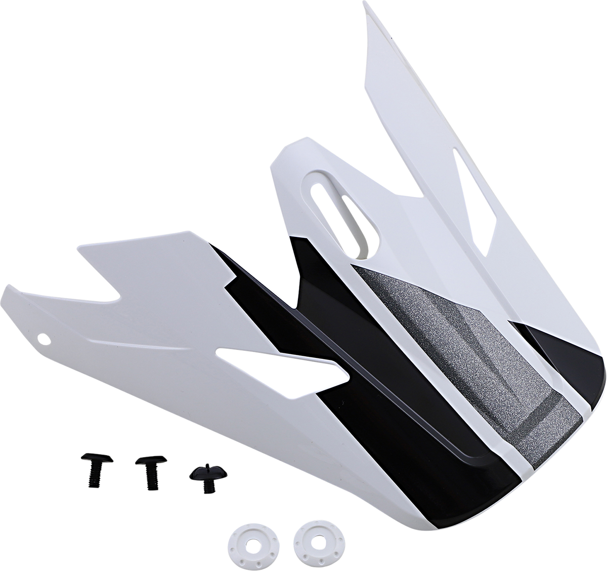 Z1R, Z1R Rise Visor for Evac Helmets - Gloss White, Black & Gray 0132-1396