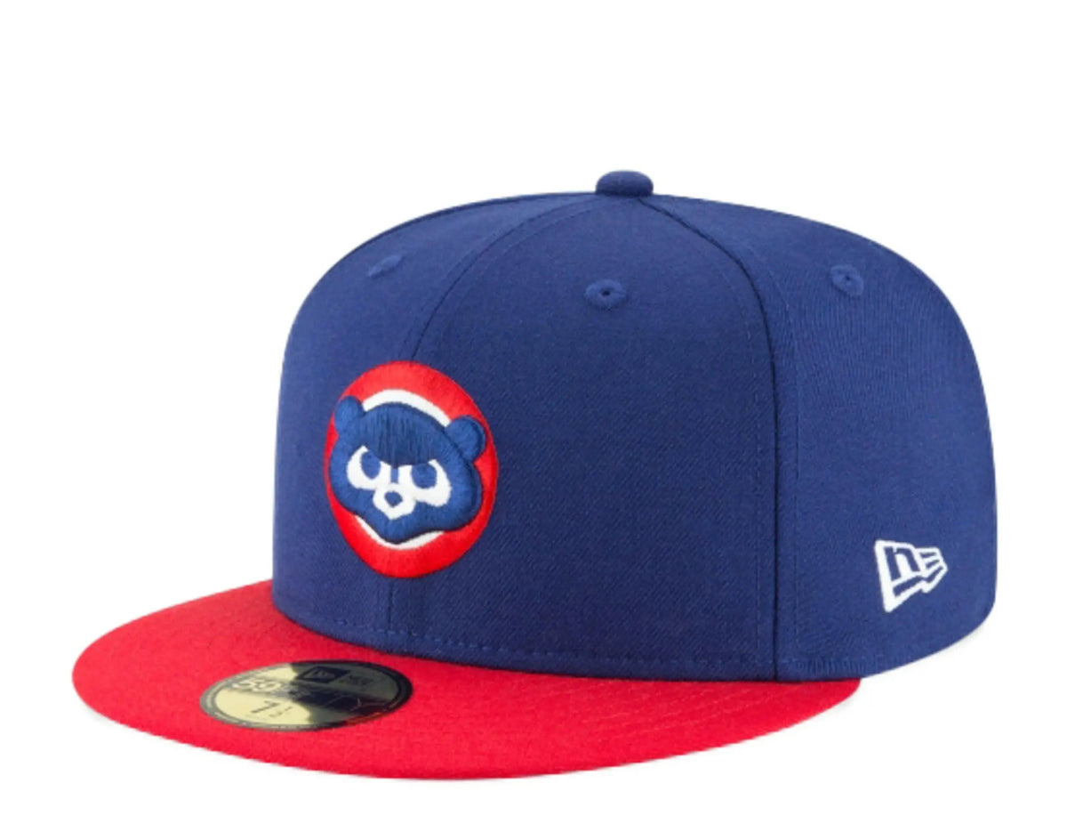 New Era 59FIFTY Chicago Cubs 1979 Cooperstown Men's Fitted Hat — Royal Blue/Red Wool