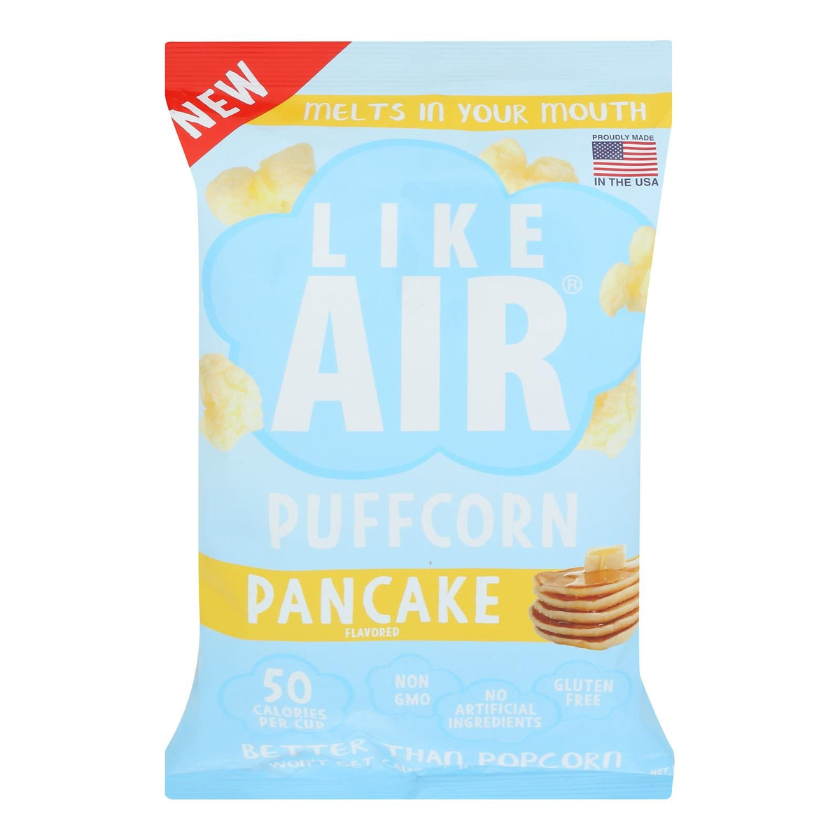 Like Air Baked Pancake Puffcorn, 4 oz (Case of 12)