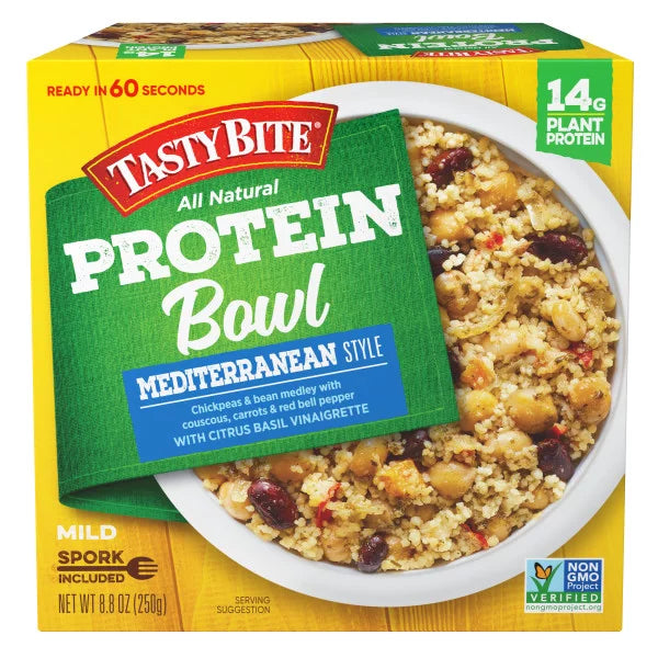 Tasty Bite Mediterranean Style Protein Bowl, 8.8 oz (Case of 6)