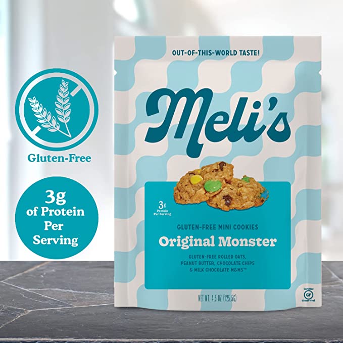 Meli's Monster Cookies Mini Original, 4.5 oz (Case of 6)