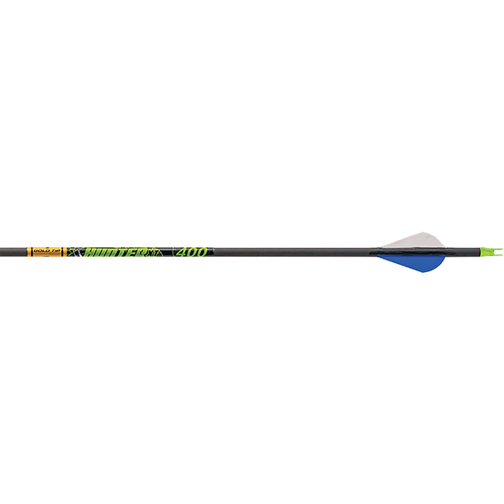 Gold Tip Hunter XT Arrows in 400 - Front View