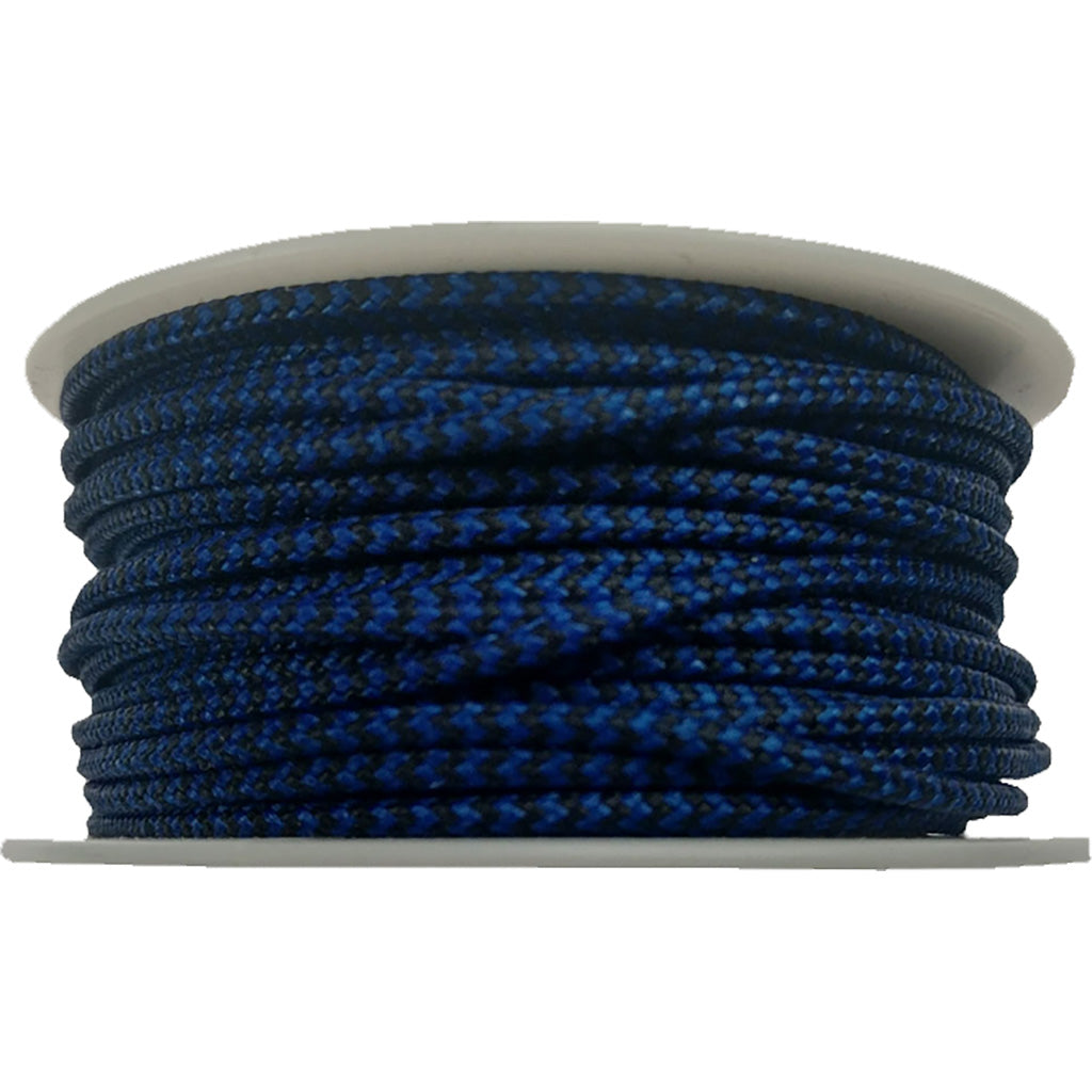 BCY 24 D-Loop Material in Blue/Black 1m - Front View