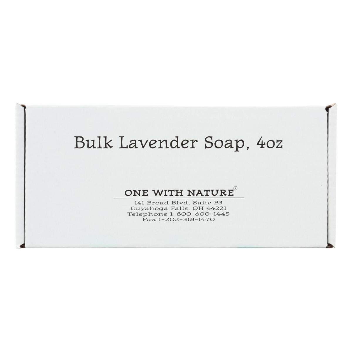 One With Nature Bar Soap - Lavender - 4 oz. (Case of 24)