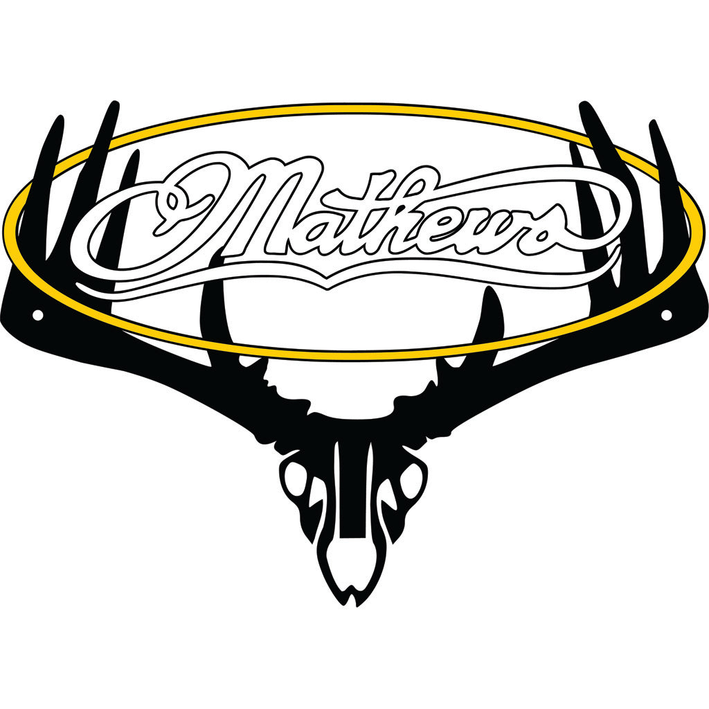 Raxx Mini Bow Hanger in Mathews Archery - Front View