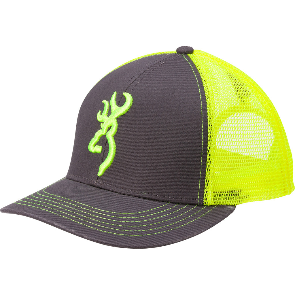Browning Flashback Hat in Grey/Green - Front View