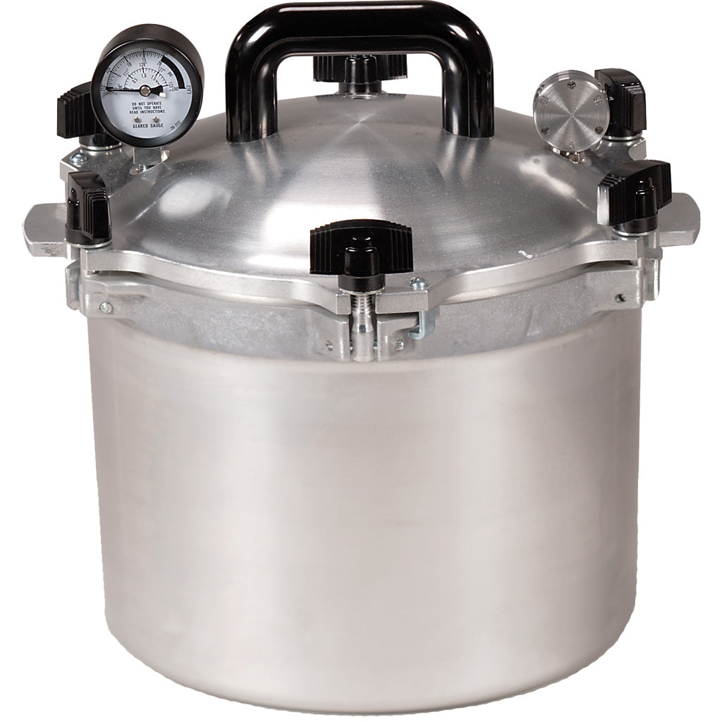 All American Canner Pressure Cooker in 10.5 Qt. - Front View