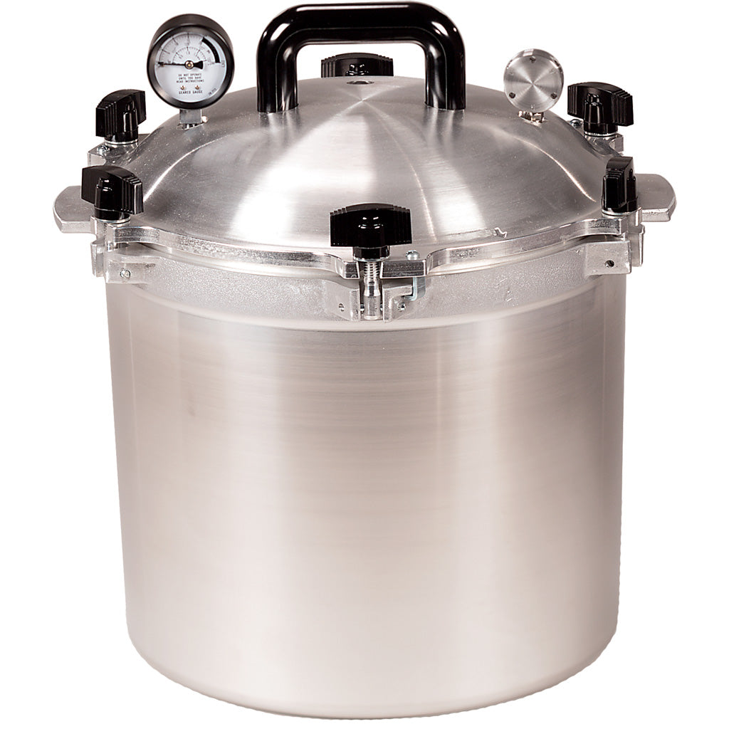 All American Canner Pressure Cooker in 21.5Qt - Front View