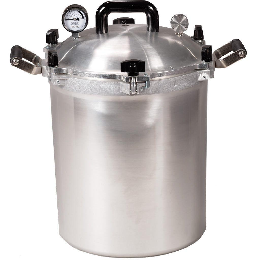 All American Canner Pressure Cooker in 30 Qt. - Front View