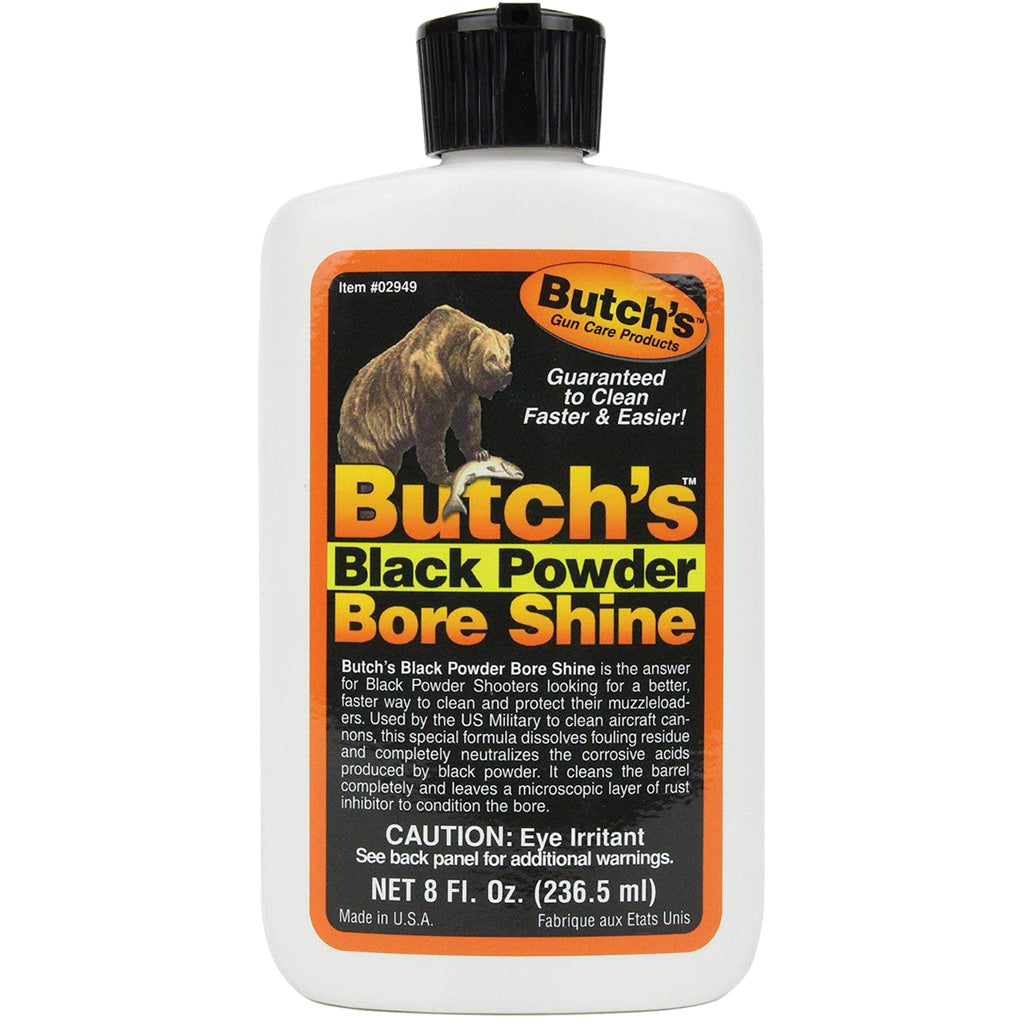 Butch's Black Powder Bore Shine - Front View