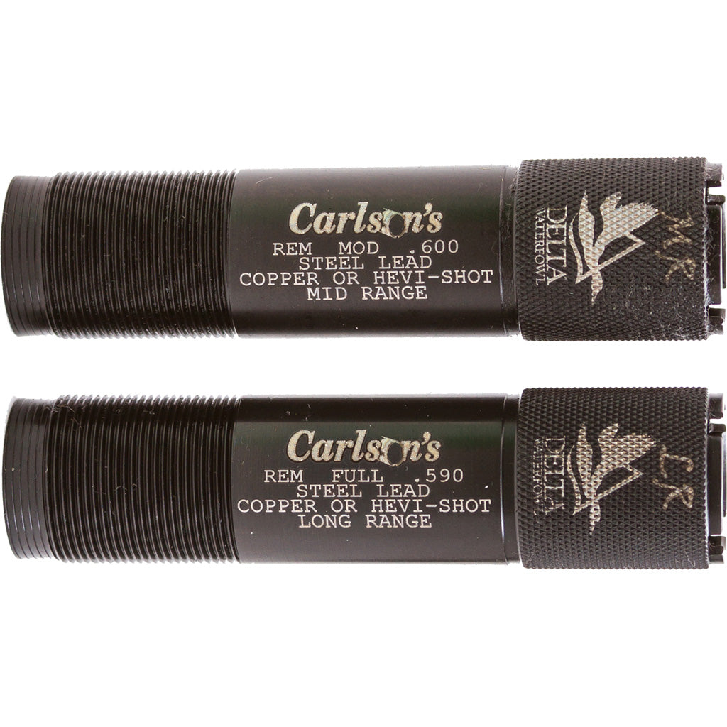 Carlsons Delta Waterfowl Choke in Remington MR, LR 20ga. 2 pk. - Front View