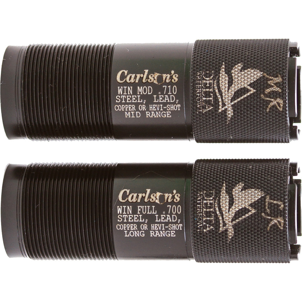 Carlsons Delta Waterfowl Choke in Winchester MR, LR 12ga. 2 pk. - Front View