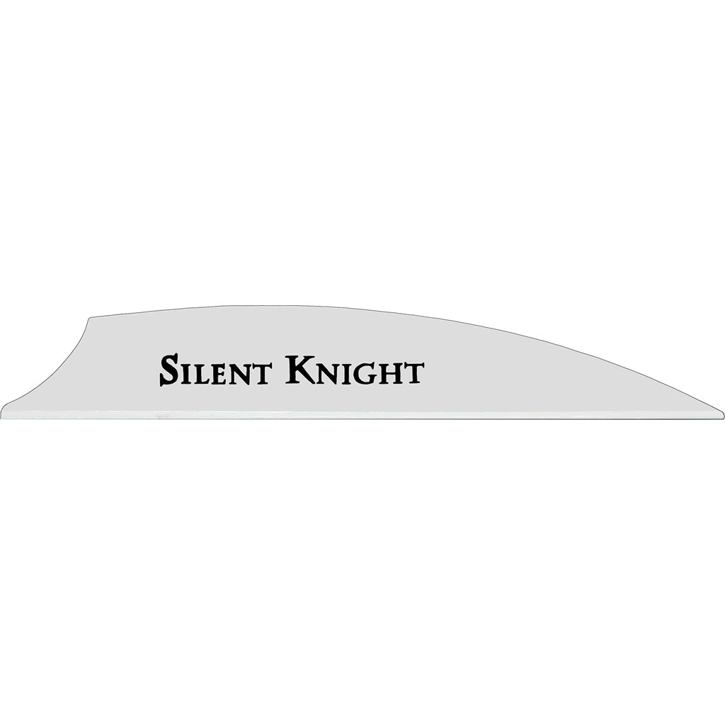 Flex Fletch Silent Knight Vanes in White 3 in. 36 pk. - Front View