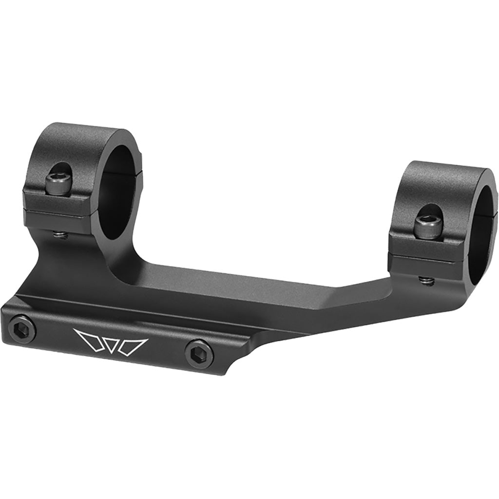 Warne Vapor MSR One Piece Scope Mount in Matte Black 1 in. MSR Ideal Height - Front View