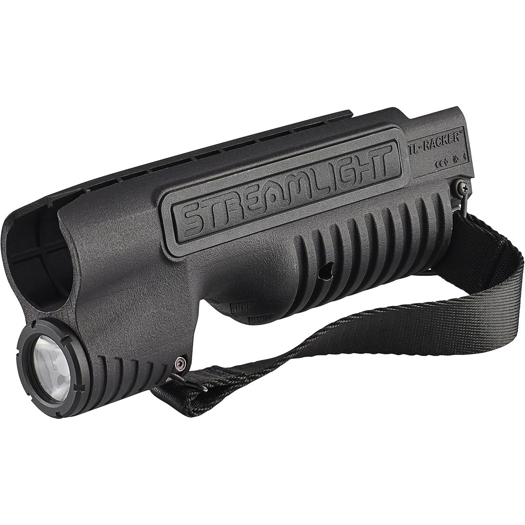 Streamlight TL-Racker Shotgun Forend Light in Black 1000 Lumens Fits Mossberg Shockwave - Front View