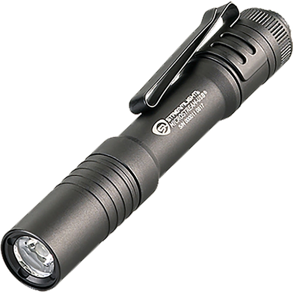 Streamlight Microstream USB Flashlight in Black - Front View