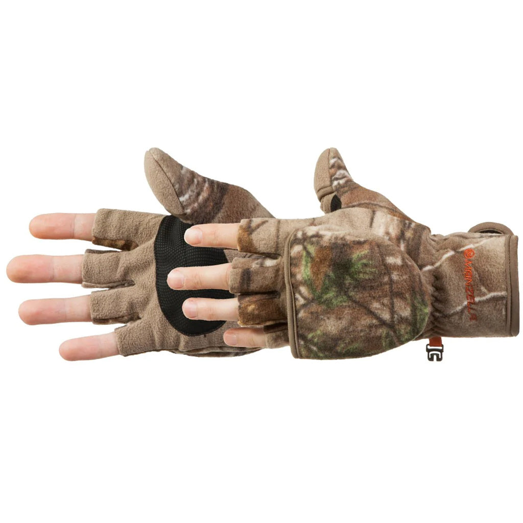 Manzella Bowhunter Convertible Glove/Mitten in Men's XL - Front View